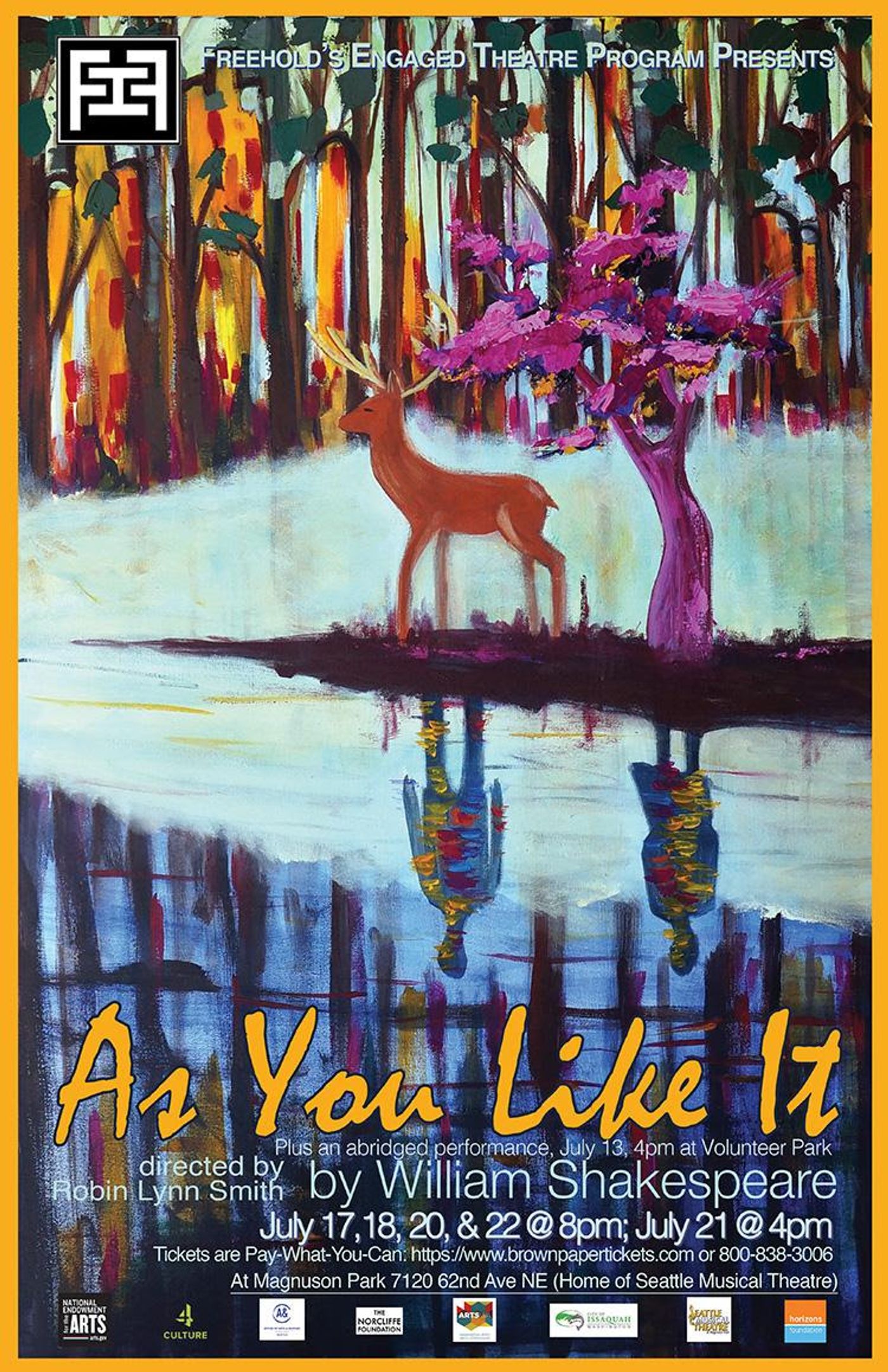 Freehold's Engaged Theatre Presents AS YOU LIKE IT this July  Image