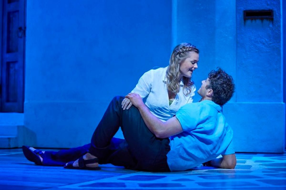 Lucy May Barker, Cameron Burt  at 