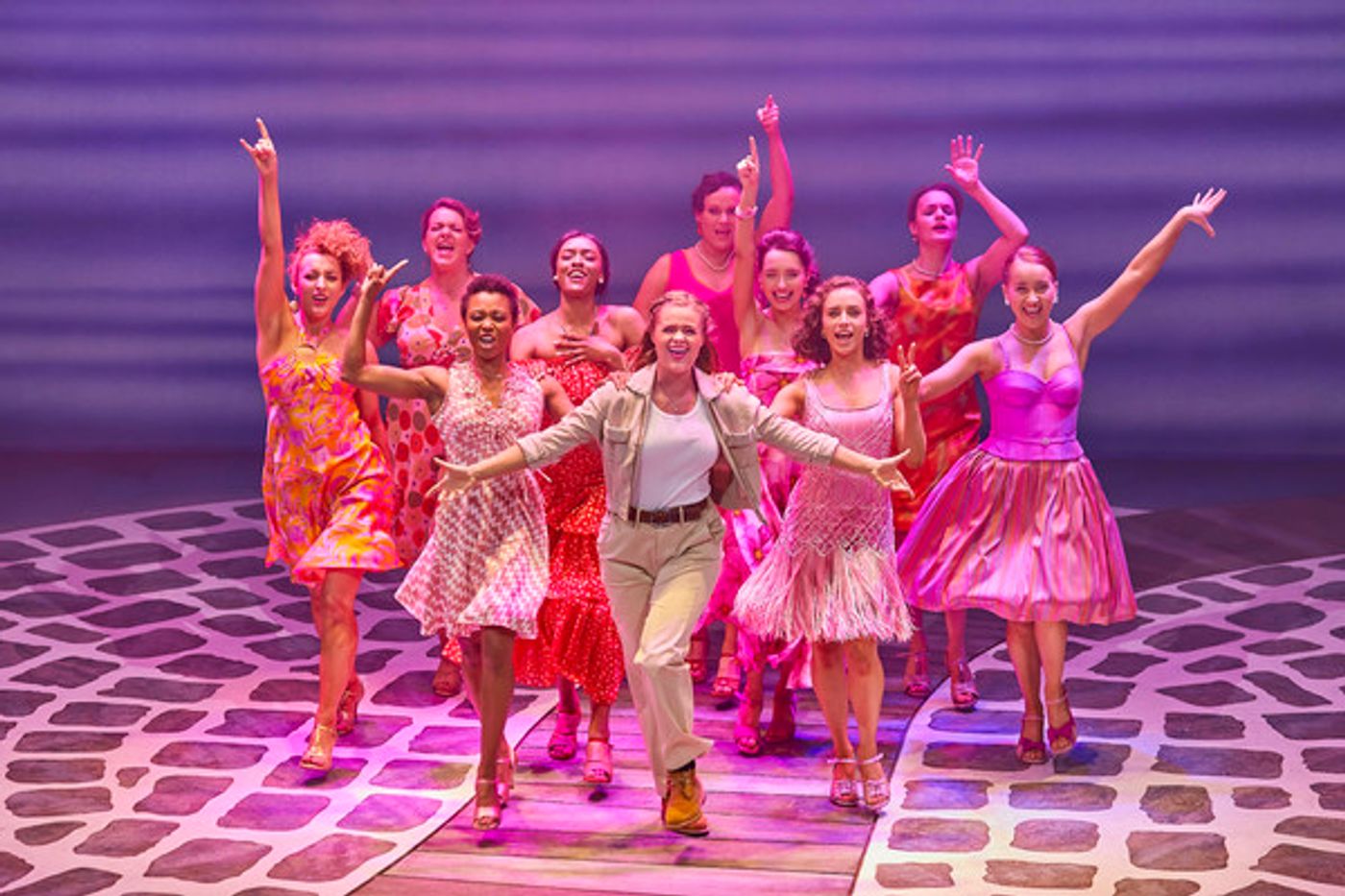 Photo Flash: First Look at the New Cast of MAMMA MIA! at Novello Theatre  Image