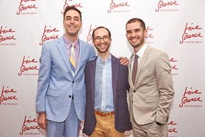 Chris Dieman, playwright Gianfranco Settecasi, Tyler Mercer
 Photo
