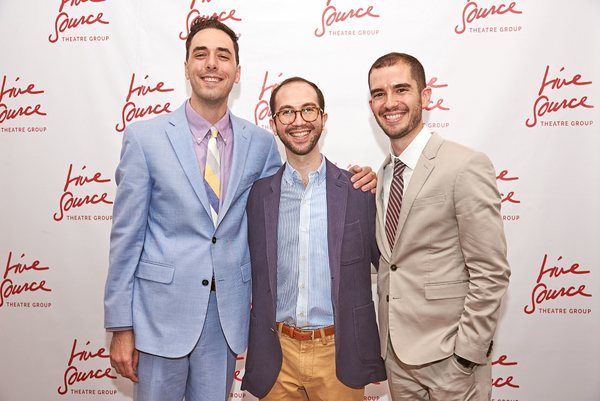 Chris Dieman, playwright Gianfranco Settecasi, Tyler Mercer
 Photo