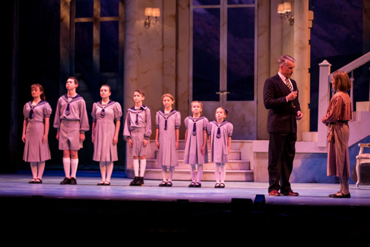 Mike McGowan, Catherine Charlebois, and von Trapp children. at 