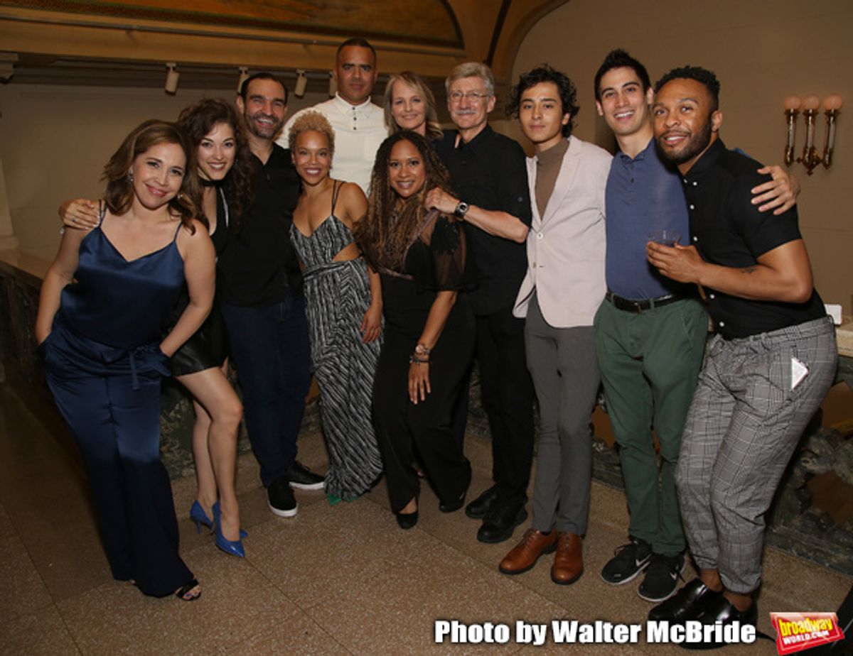Andrea Burns, Tessa Grady, Javier Munoz, Tilly Evans-Krueger, Christopher Jackson, Helen Hunt, Tracie Toms, David Garrison, Mateo Ferro, Daniel Ching and Malik Shabazz Kitchen  at 