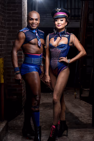 Nathan Lee Graham and Ashley Park Photo