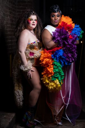 Ryann Redmond and Alex Newell @ BroadwayWorld Ryann Redmond and Alex Newell Photo