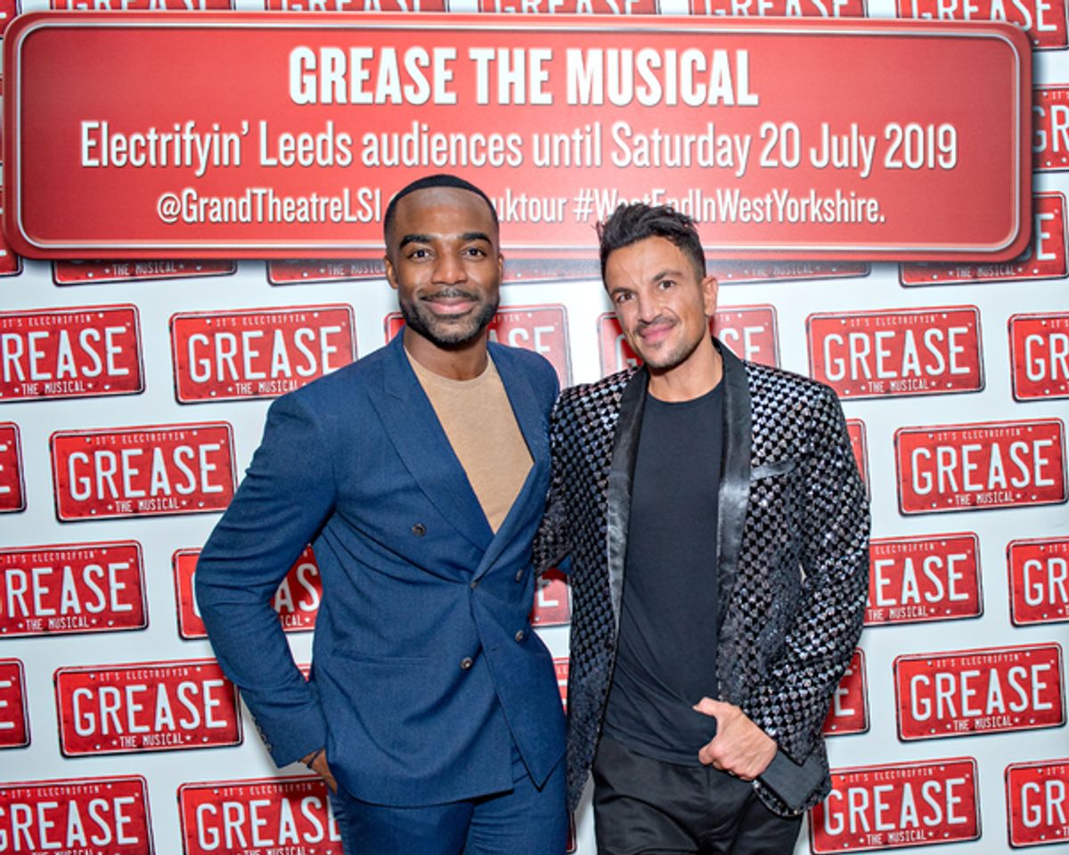 Ore Oduba and Peter Andre at 
