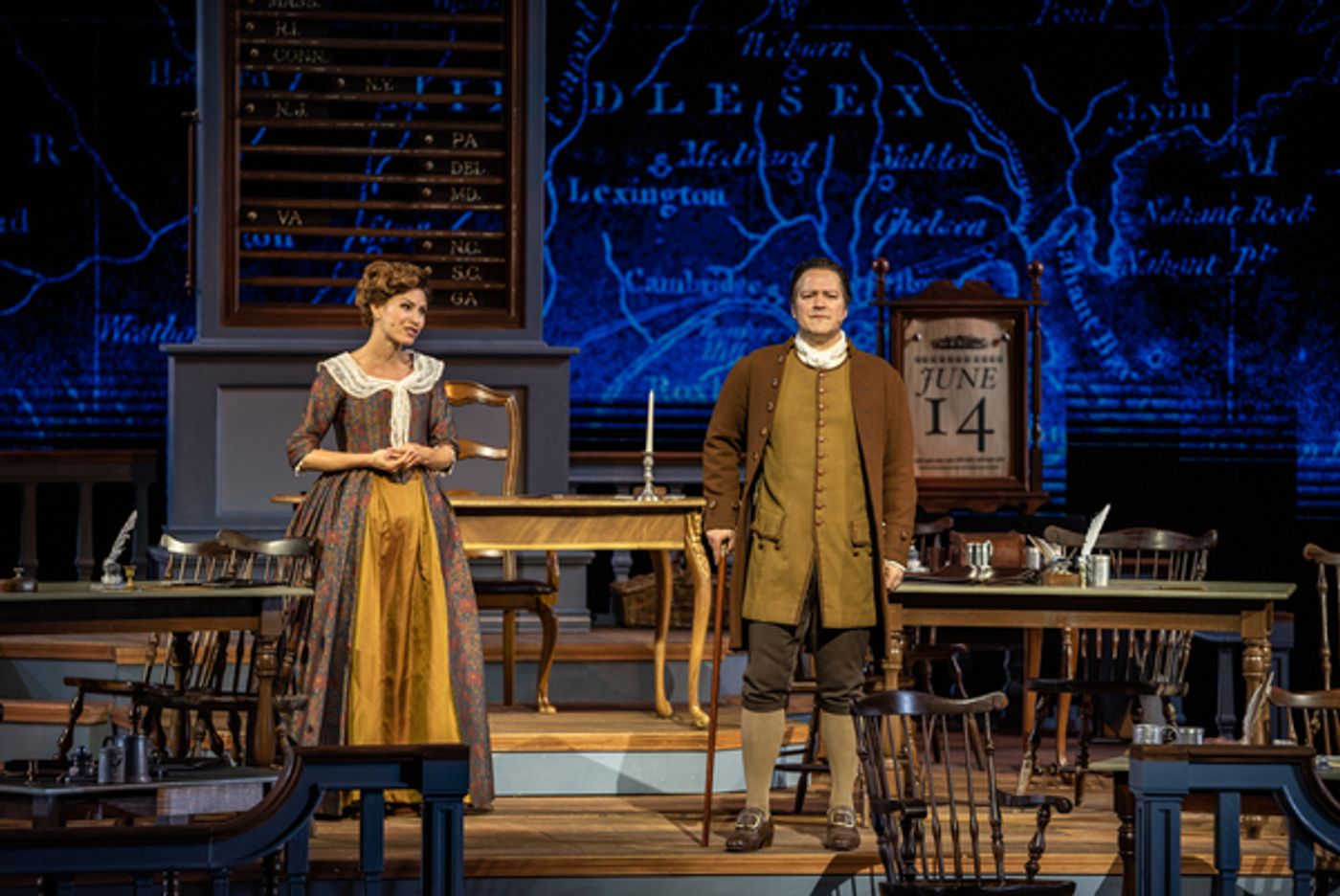 Photo Flash: Bobby Conte Thornton, Ali Ewoldt, Robert Petkoff And More Star In 1776 At The Muny  Image