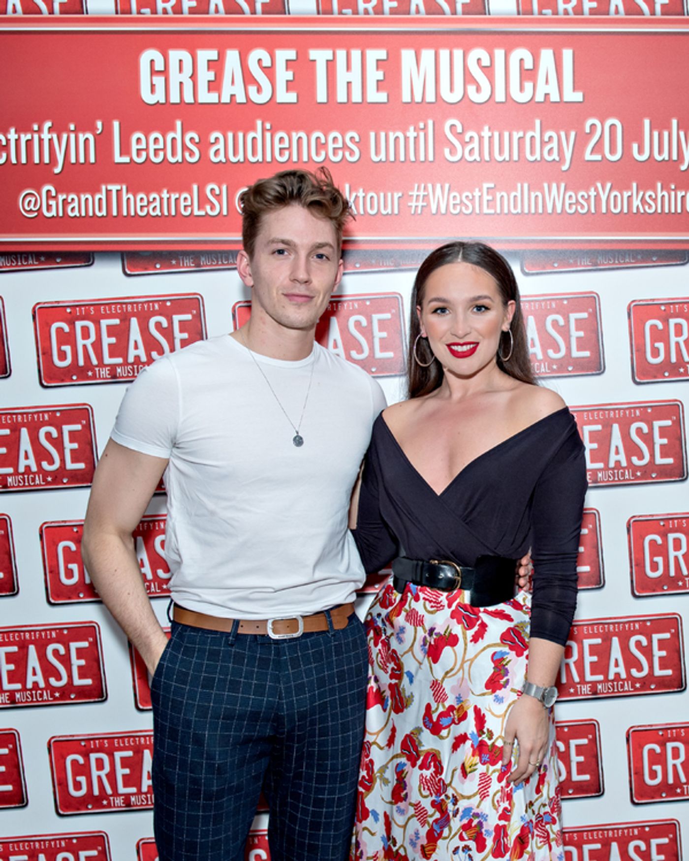 Photo Flash: The Cast of the UK and Ireland Tour of GREASE Meet the Press  Image