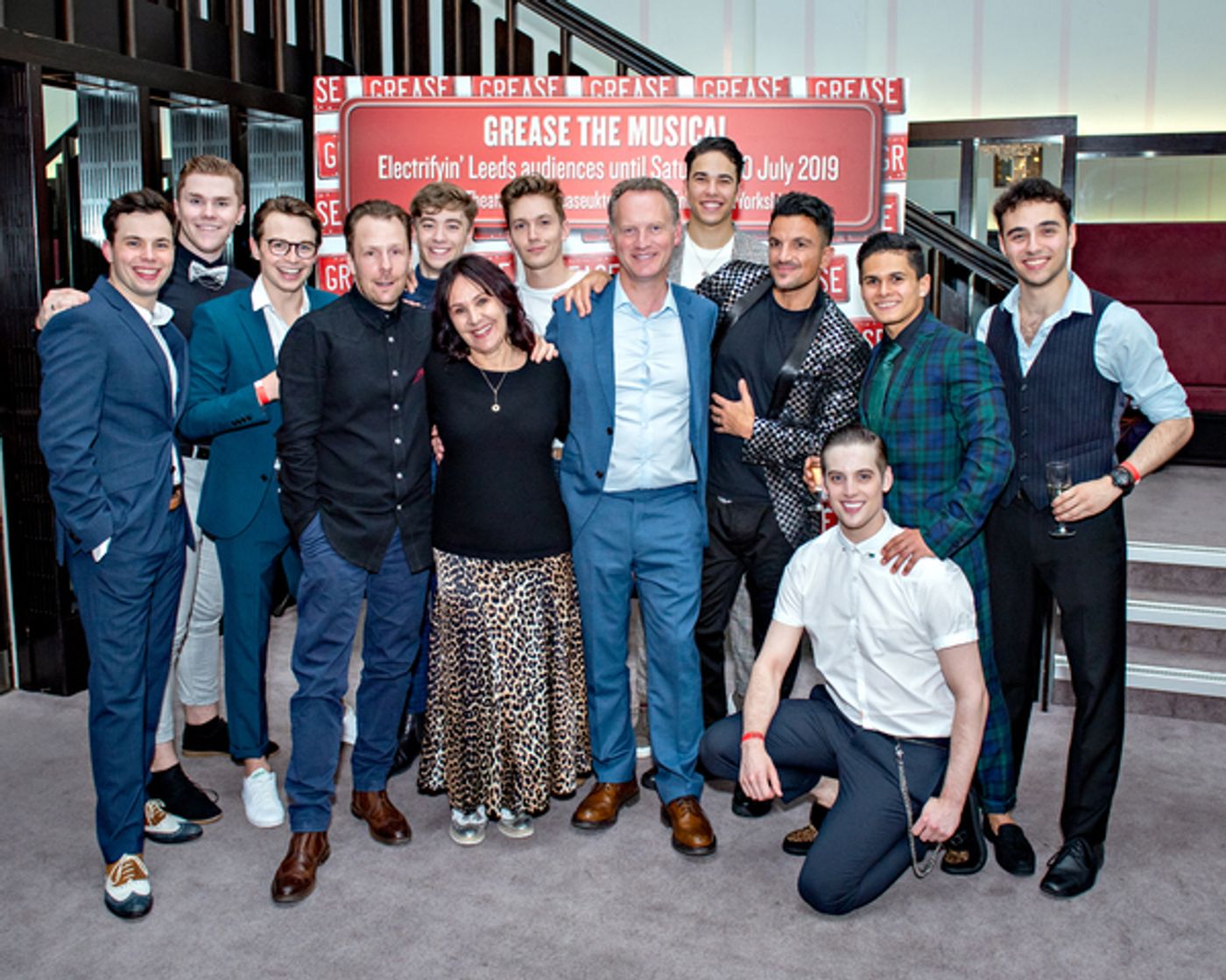 Photo Flash: The Cast of the UK and Ireland Tour of GREASE Meet the Press  Image