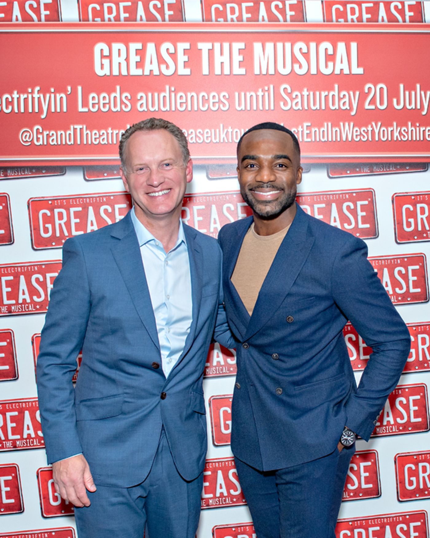 Photo Flash: The Cast of the UK and Ireland Tour of GREASE Meet the Press  Image
