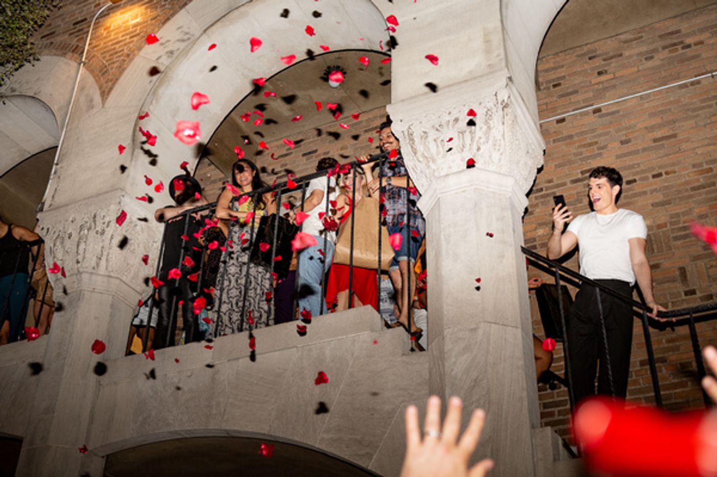 Photo Coverage: MOULIN ROUGE! Cast Celebrates First Preview on the Fire Escape at the Al Hirschfeld Theatre  Image