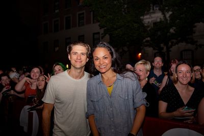 Aaron Tveit and Karen Olivo Photo