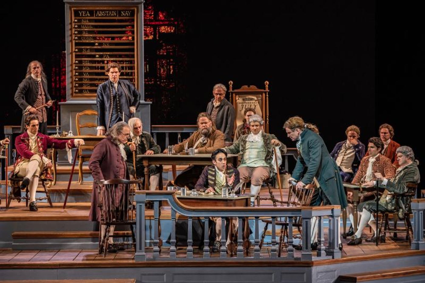 Review: 1776 at The Muny Shows Scuffles and Snags to Independence  Image