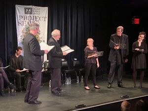 George Dvorsky, Tim Jerome, Caitlin Cohn, Tim Jerome, Amelia Pedlow @ BroadwayWorld George Dvorsky, Tim Jerome, Caitlin Cohn, Tim Jerome, Amelia Pedlow Photo