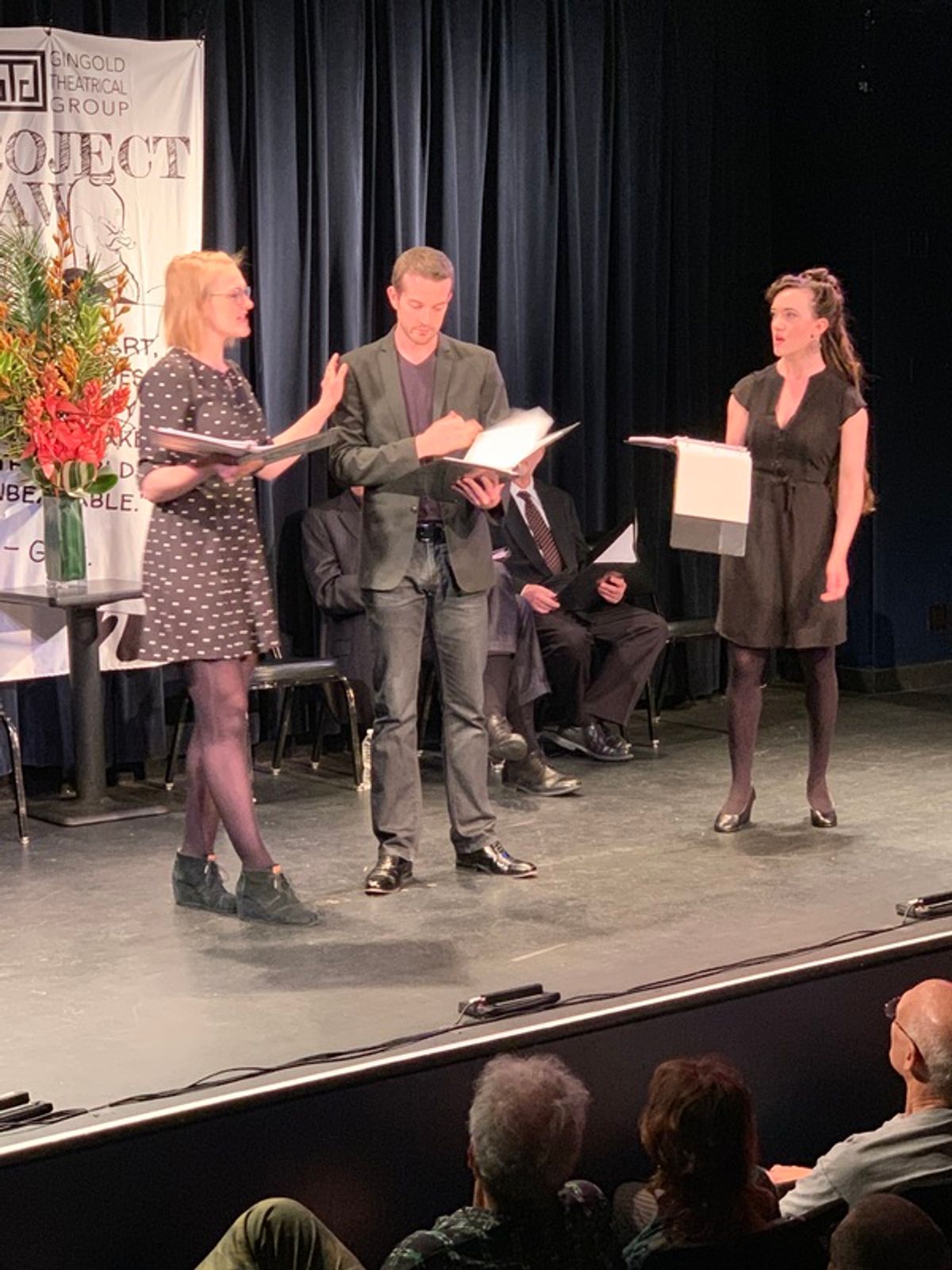 Kerstin Anderson, A.J. Shively, Amelia Pedlow at 