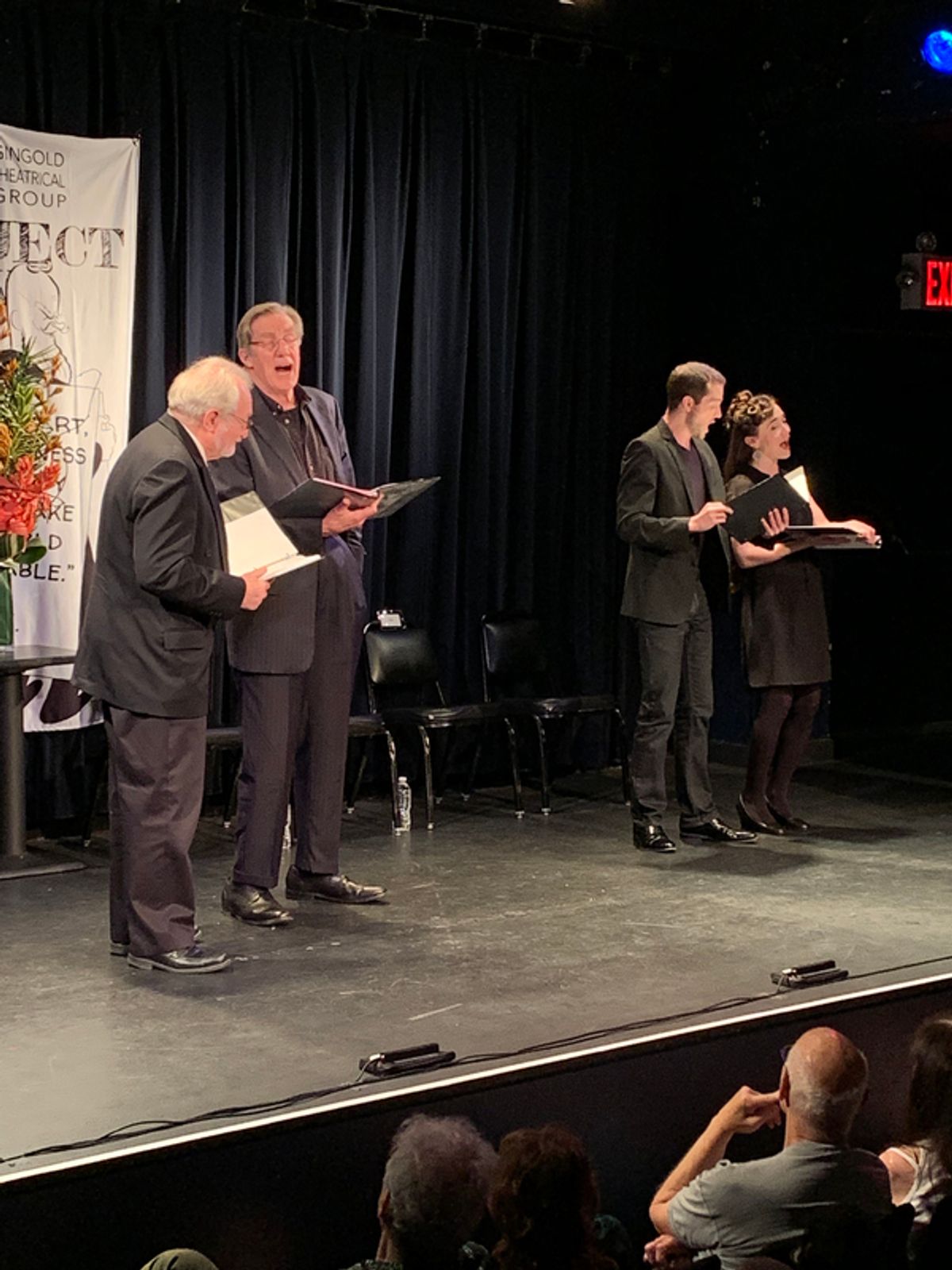 Tim Jerome, Nick Wyman, A.J. Shively, Amelia Pedlow at 