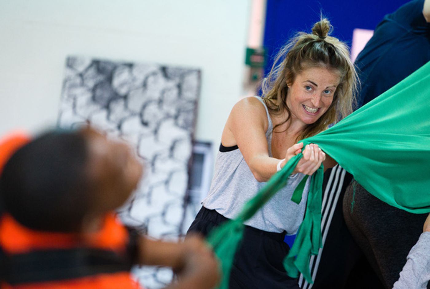 Photo Flash: Inside Rehearsal For Sally Cookson's PETER PAN at Troubadour White City Theatre  Image