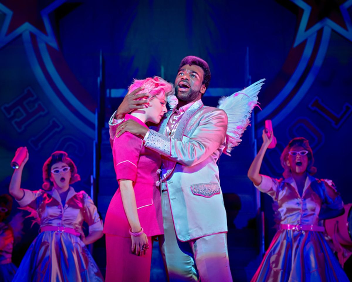 Ore Oduba and Eloise Davies at 