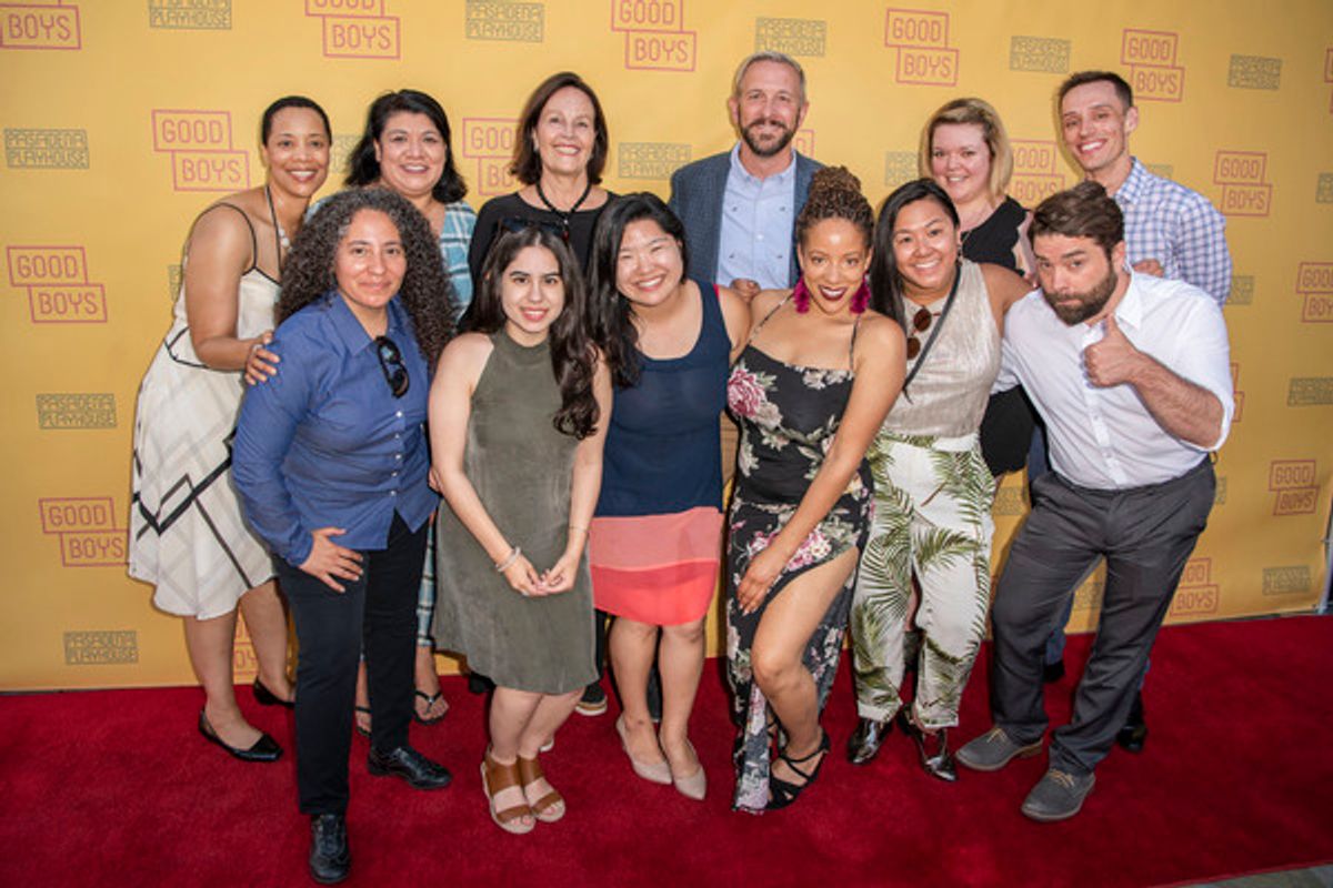  Toks Olagundoye, Dylan Arnold, Ben Ahlers, Betsy Brandt, James Carpinello, Brett Cooper, Roberto Aguirre-Sacasa and Carolyn Cantor at 