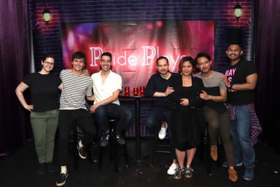 Stage Manager Caitlyn Annelise Dominguez, Will Seefried, Alton Alburo, Jon Norman Sch Photo