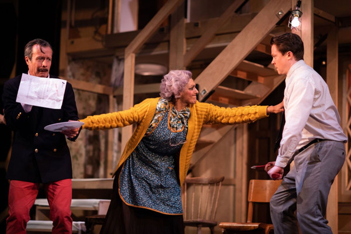 Jonathan Cullen, Meera Syal, and Daniel RIgby at 