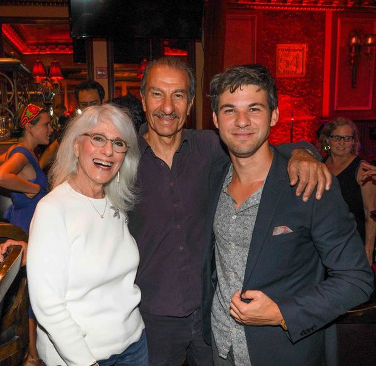 Jamie deRoy, Sasson Gabay, (The Band's Visit), Etai Benson, (The Band's Visit) at 