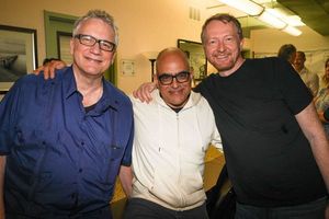 Rick Elice, (Book Jersey Boys), David Yazbek, Bob Martin, (Book The Drowsy Chaperone) Photo
