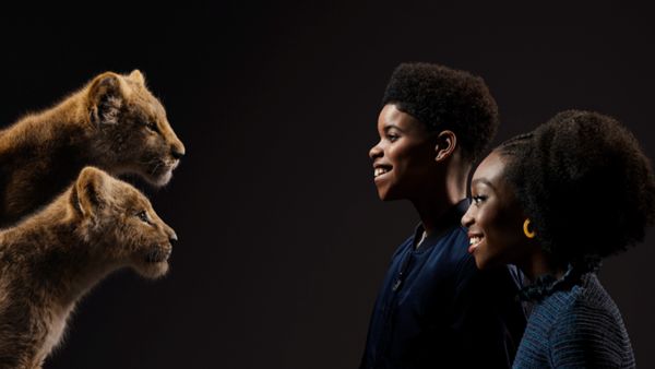 Shahadi Wright Joseph and JD McCrary Photo