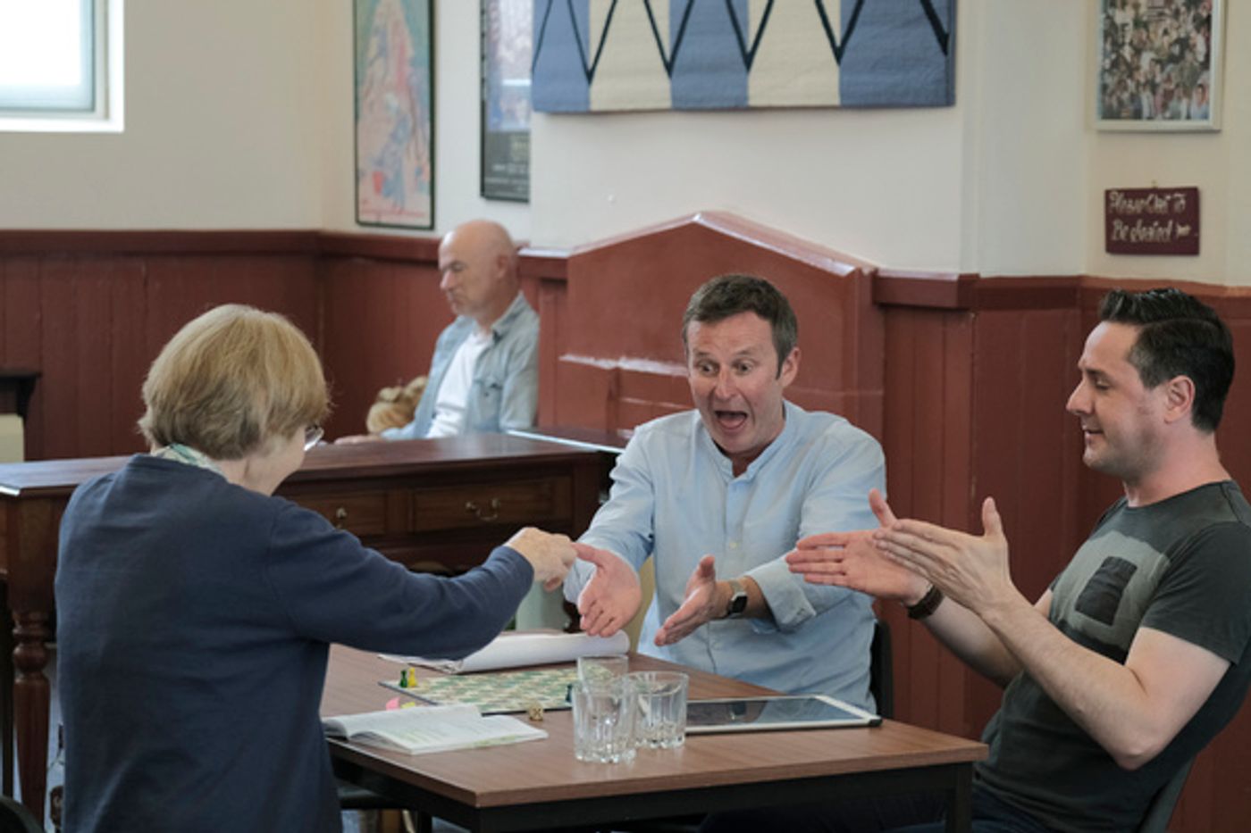 Photo Flash: In Rehearsal With SEASONS GREETING at the Stephen Joseph Theatre  Image