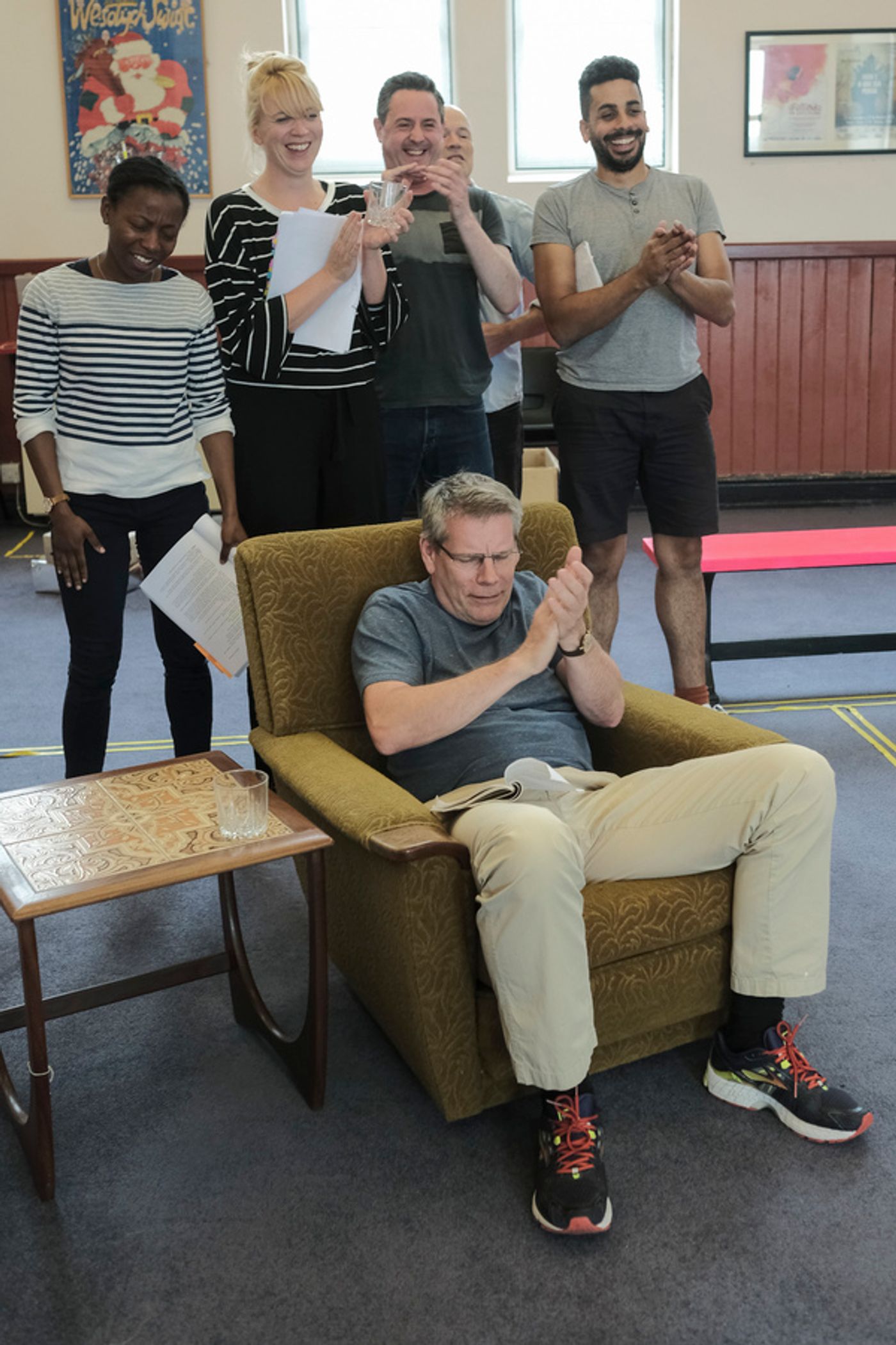 Photo Flash: In Rehearsal With SEASONS GREETING at the Stephen Joseph Theatre  Image