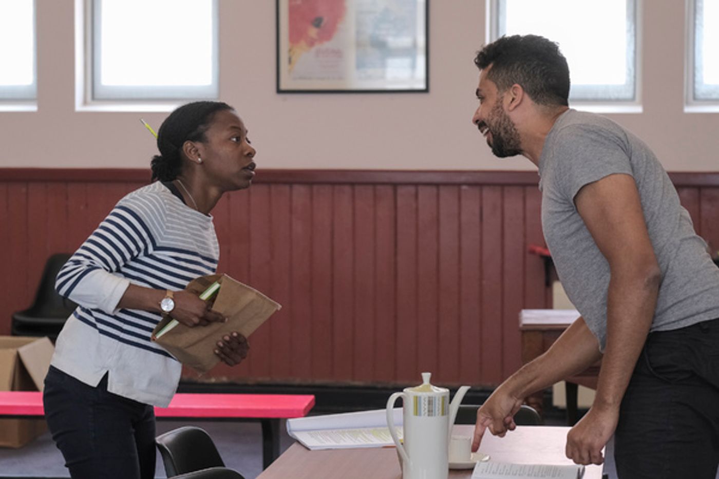 Photo Flash: In Rehearsal With SEASONS GREETING at the Stephen Joseph Theatre  Image