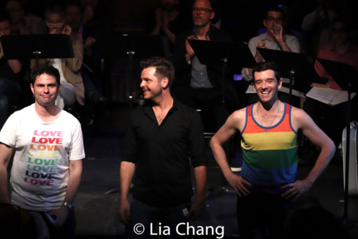Festival Producer Doug Nevin, Festival Director Nick Mayo and Festival Producer Michael Urie at 
