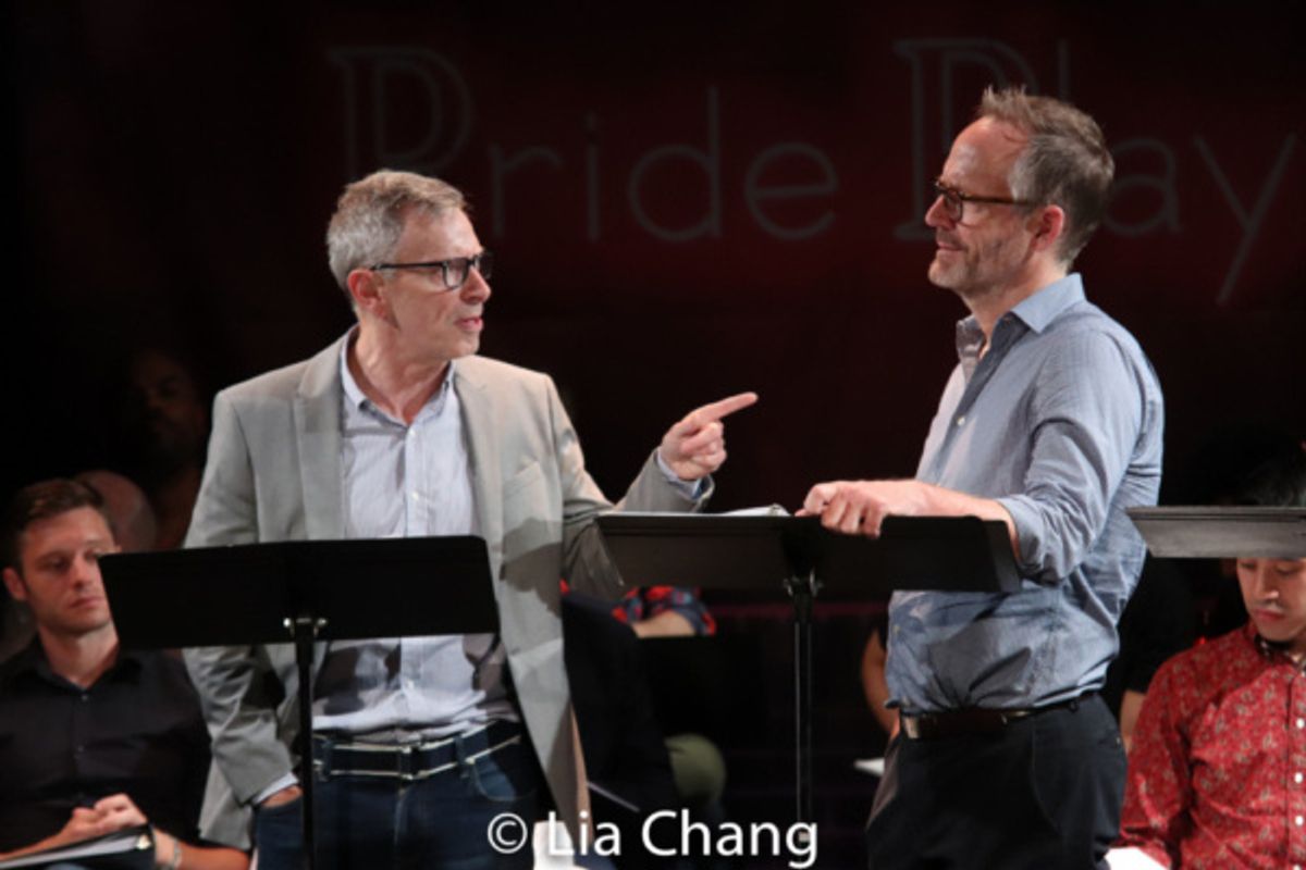 Arnie Burton and John Benjamin Hickey at 