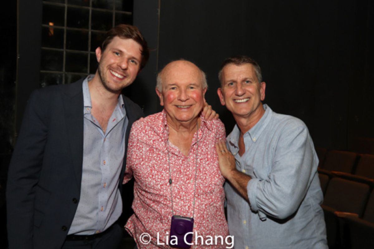 Director Logan Reed, Playwright Terrence McNally and Tom Kirdahy at 