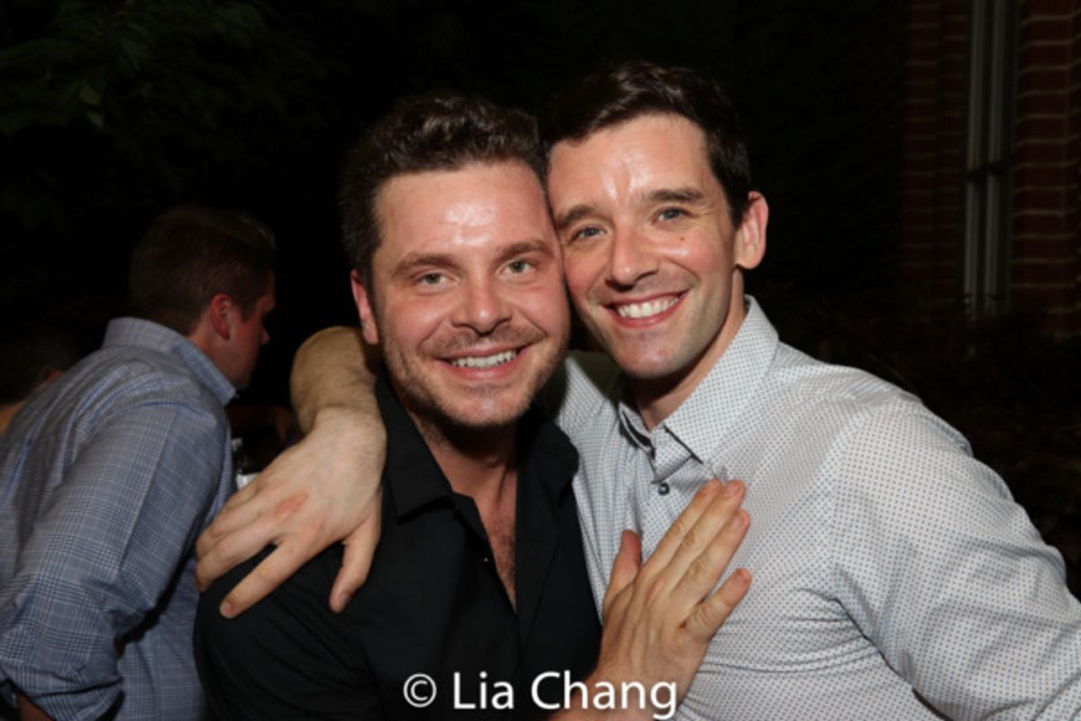 Nick Mayo and Michael Urie at 