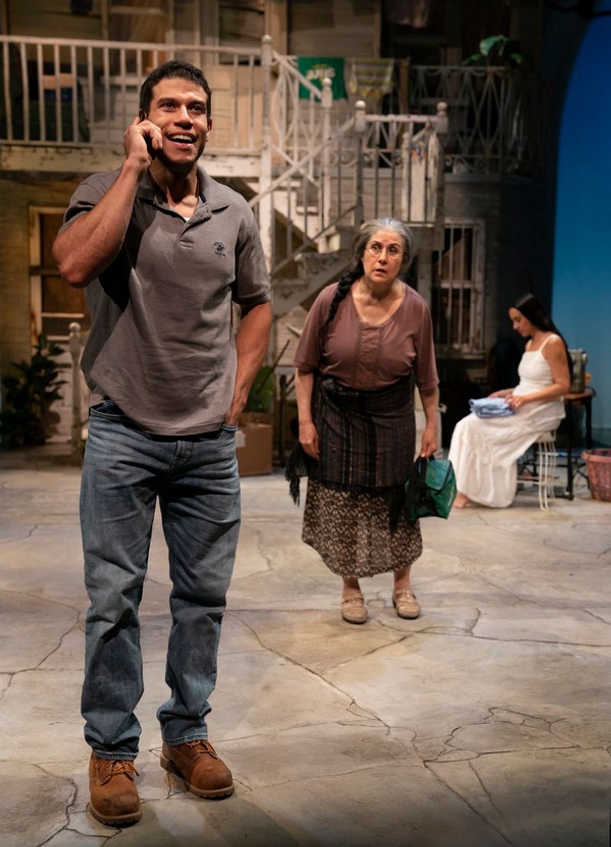 Mojada
Written by Luis Alfaro
Directed by Chay Yew

Vanessa Aspillaga
Alex Hernandez
Ada Maris
Benjamin Luis McCraken
Socorro Santiago
Sabina Zuniga Varela

CREATIVE TEAM
Scenic Design Arnulfo Maldonado
Costume Design Haydee Zelideth
Lighting Design David at 