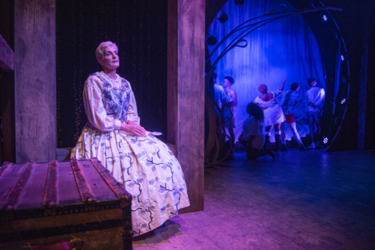 Liz Norton with the cast  at 