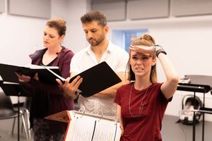 Kate Shindle, Tony Yazbeck, and Caitlin Houlahan @ BroadwayWorld Kate Shindle, Tony Yazbeck, and Caitlin Houlahan Photo