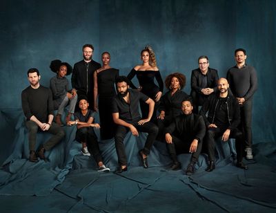  Billy Eichner, Shahadi Wright Joseph, JD McCrary, Seth Rogen, Florence Kasumba, Dona Photo