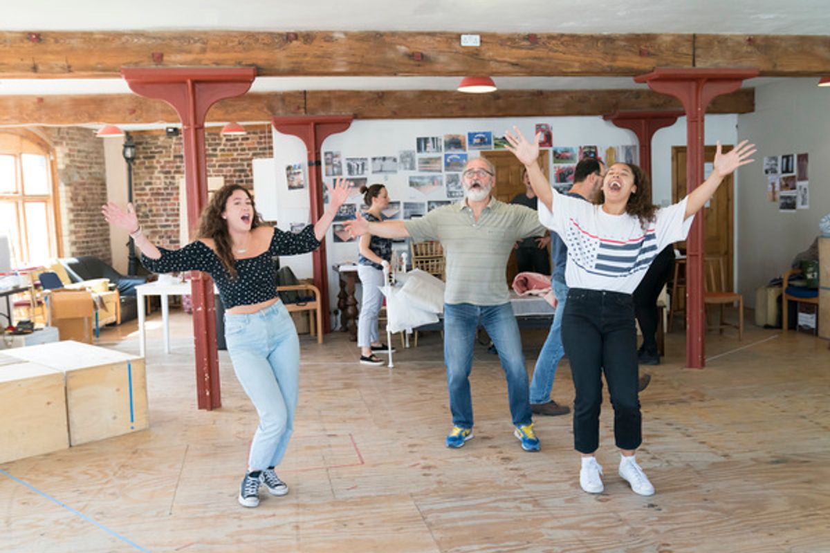 Georgia Brown, Paul F Monaghan, Shanay Holmes at 