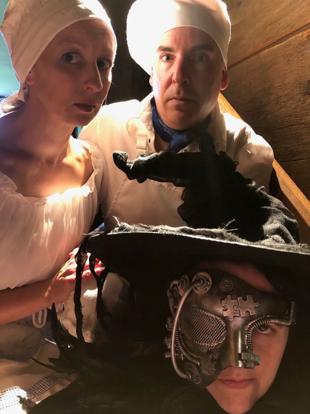 Rebecca Ellis, John Johmann, and Joanie Brittingham at 