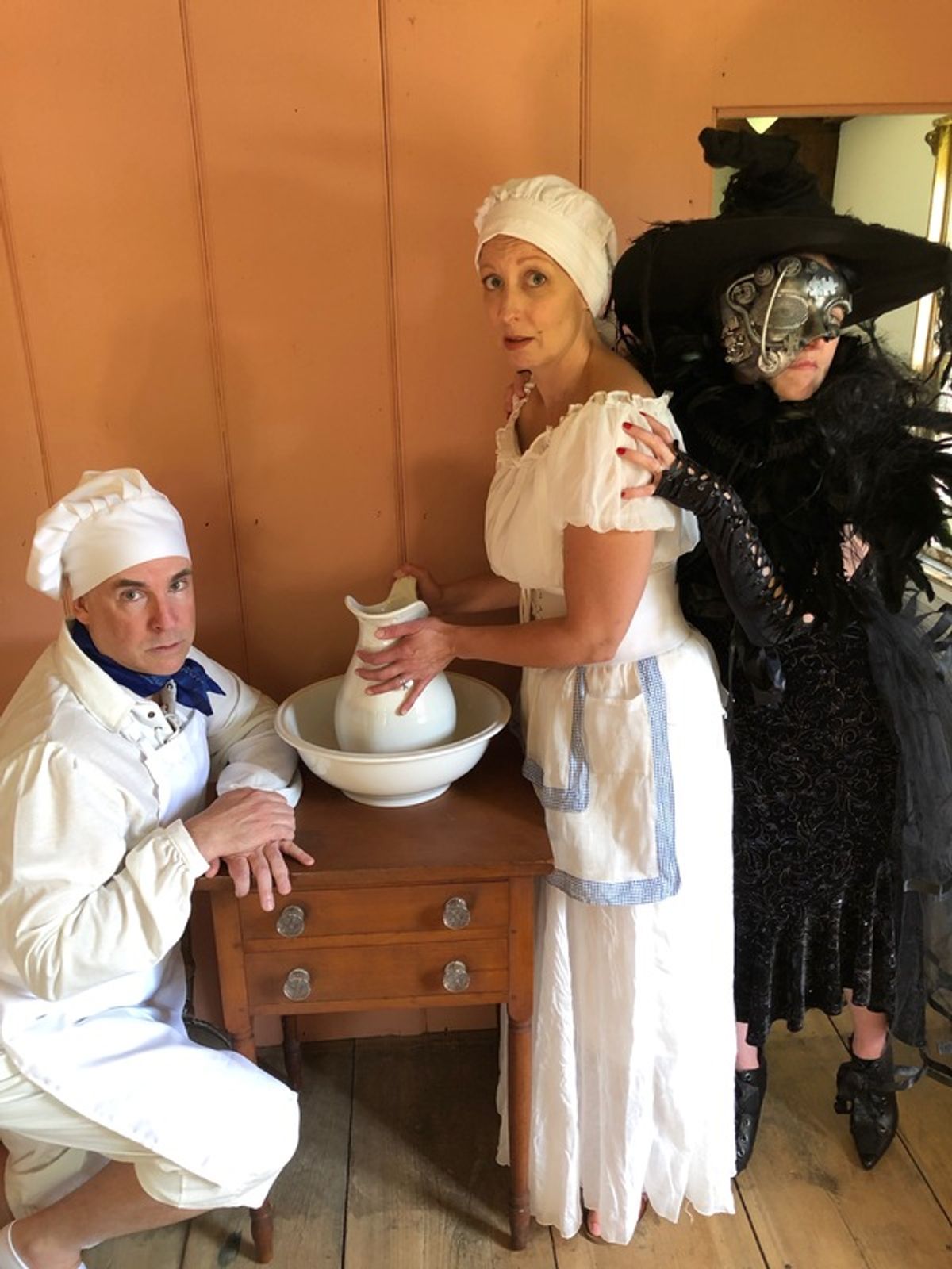 Rebecca Ellis, John Johmann, and Joanie Brittingham at 