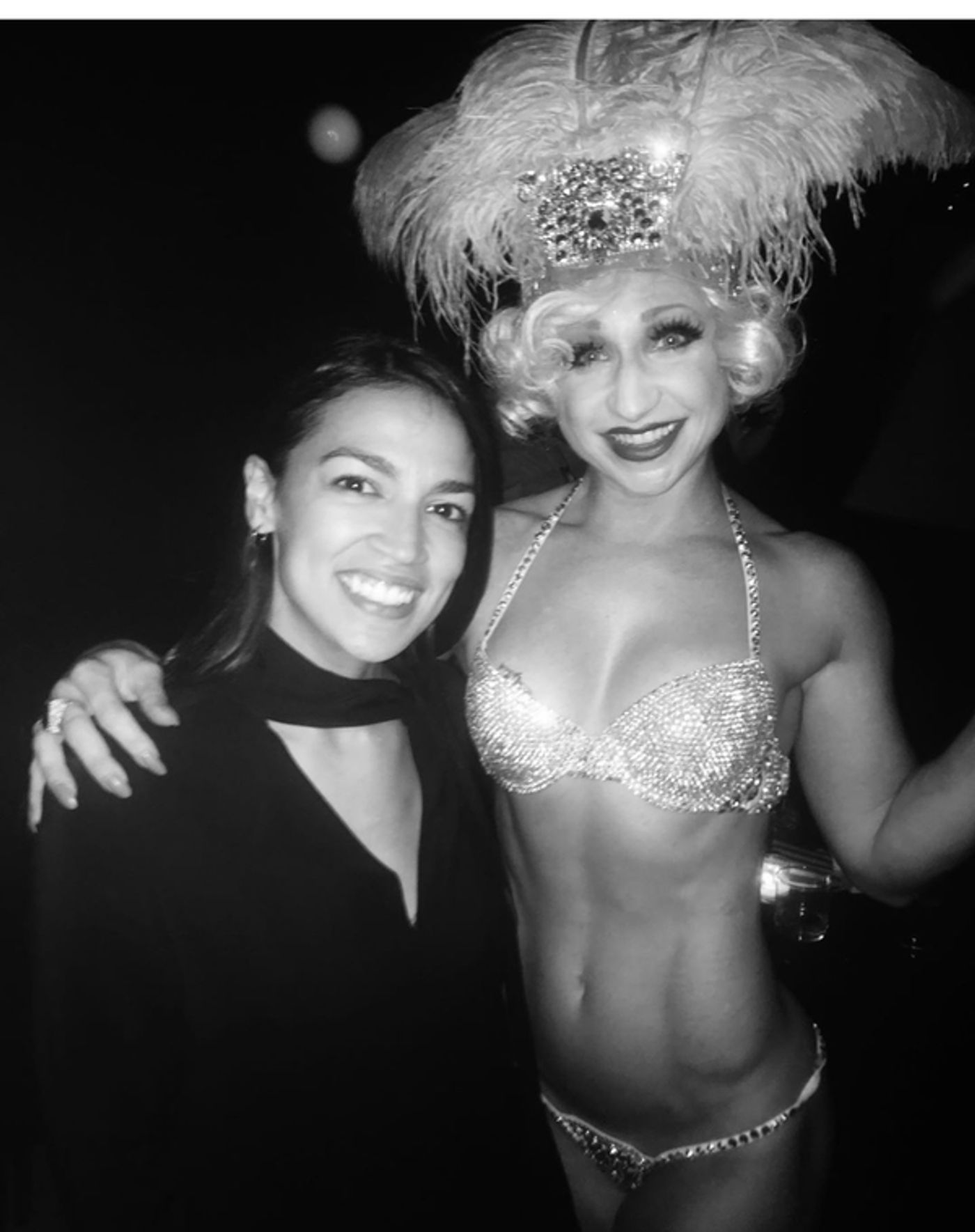Photo Flash: Congresswoman Alexandria Ocasio Cortez Stops By The McKittrick Hotel Photo Flash: Congresswoman Alexandria Ocasio Cortez Stops By The McKittrick Hotel Image