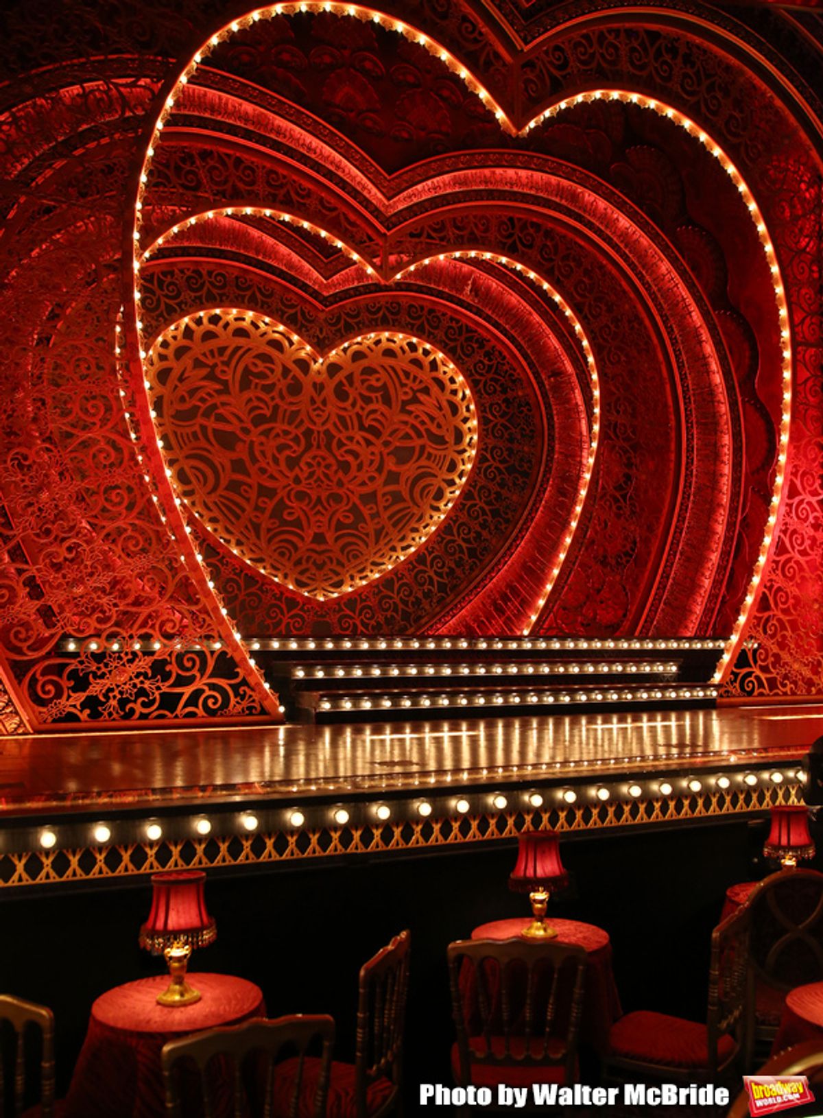 Derek McLane scenic design for 'Moulin Rouge!'  at 