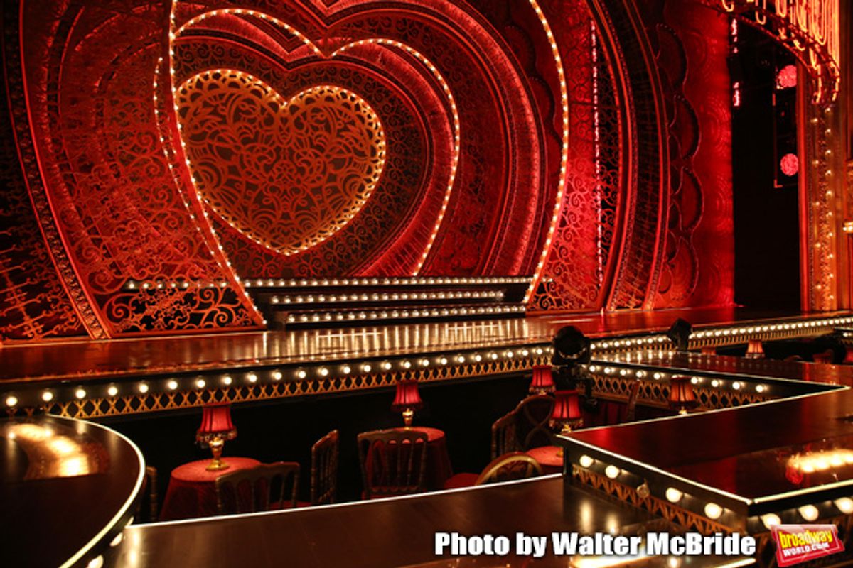 Derek McLane scenic design for 'Moulin Rouge!'  at 