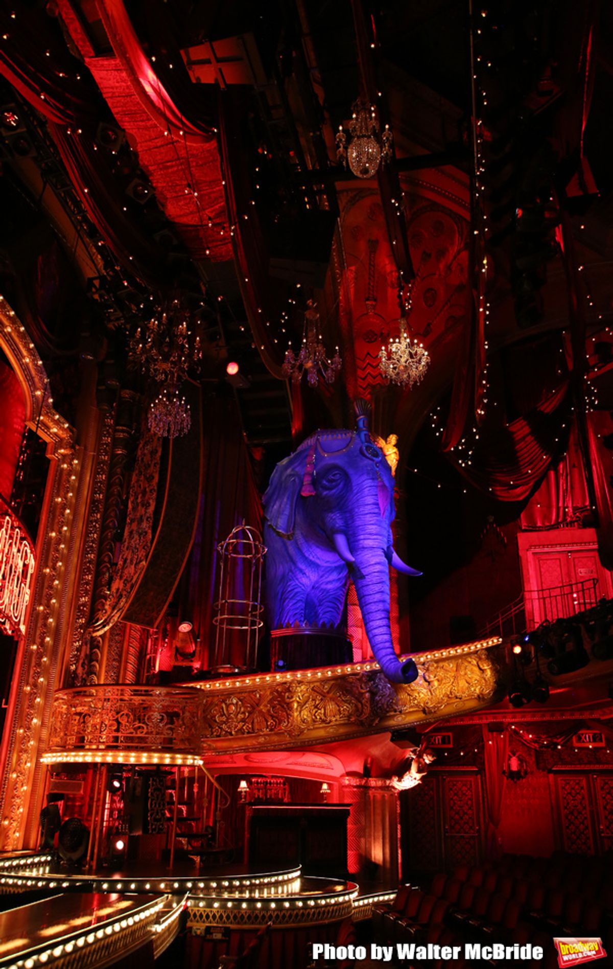 Derek McLane scenic design for 'Moulin Rouge!'  at 
