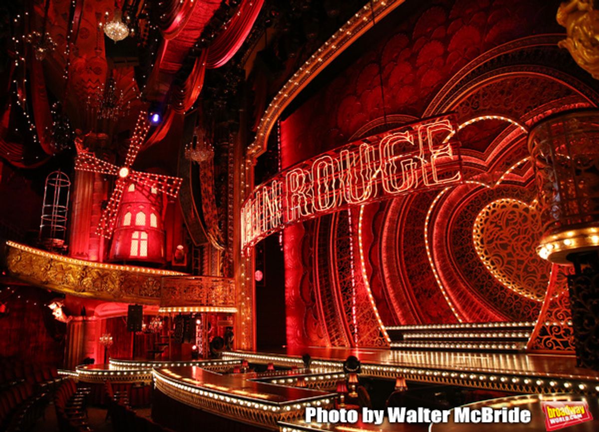 Derek McLane scenic design for 'Moulin Rouge!'  at 