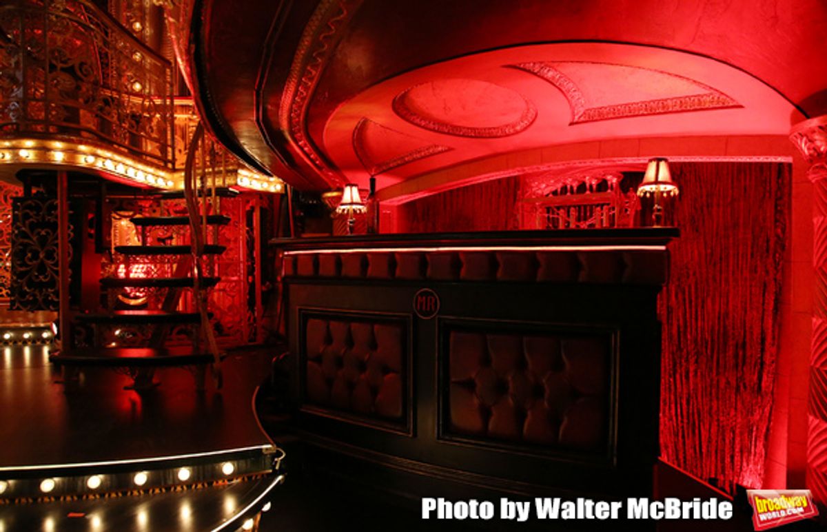 Derek McLane scenic design for 'Moulin Rouge!'  at 