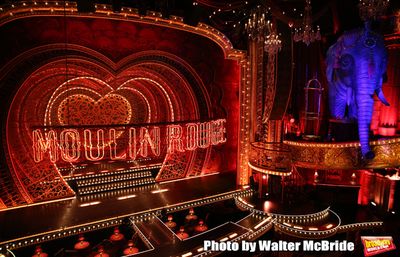 Derek McLane scenic design for "Moulin Rouge!"  Photo