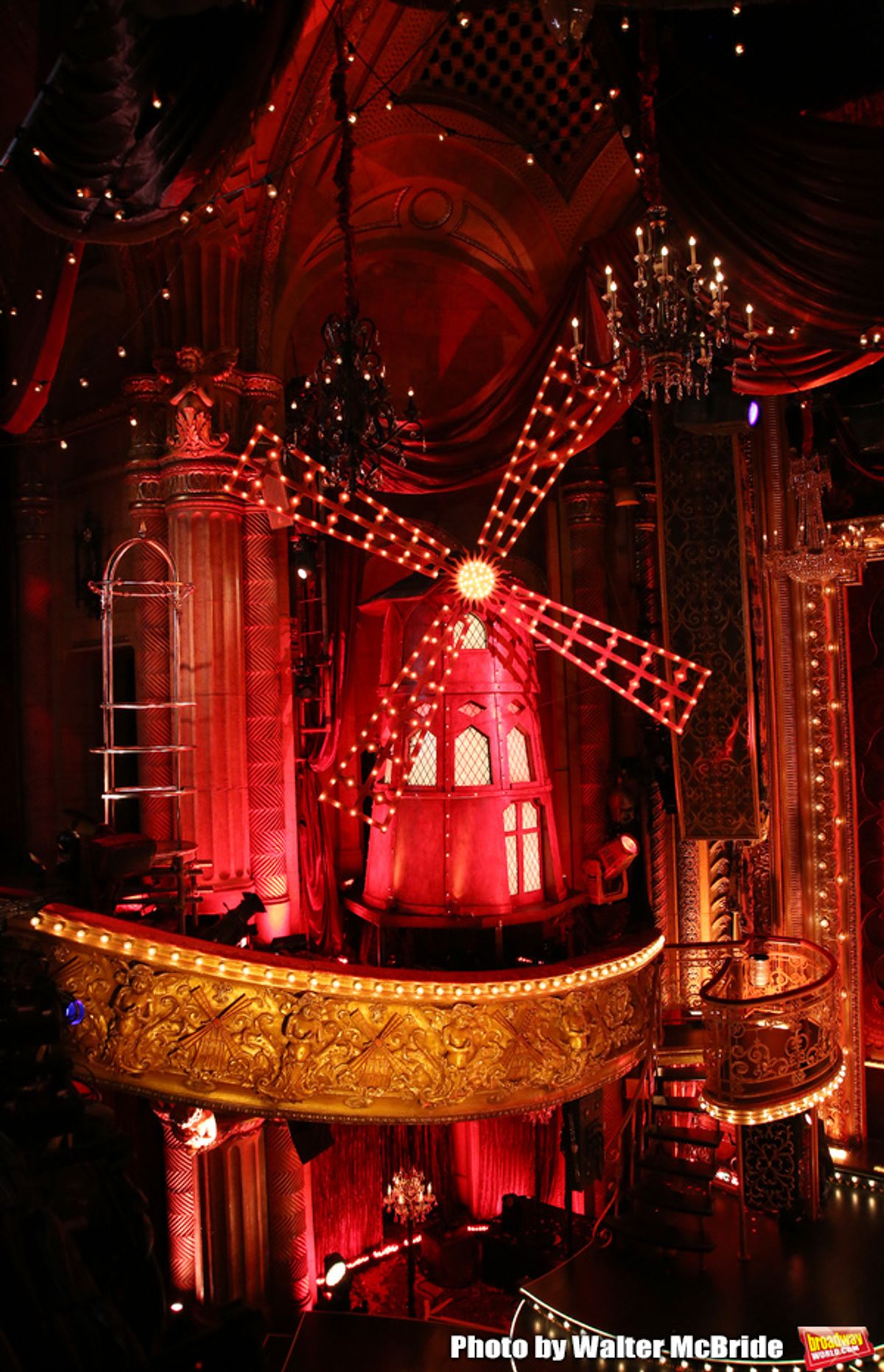 Derek McLane scenic design for 'Moulin Rouge!'  at 